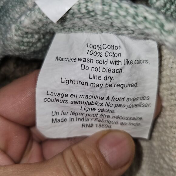 Set Of 4 Mandala Placemats Seafoam Green Made in India Napkin Tabletop Decor - Picture 3 of 4